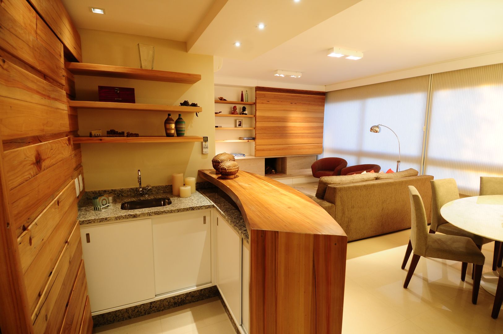 Apartamento Rio Branco., João Linck | Arquitetura João Linck | Arquitetura Nowoczesny salon