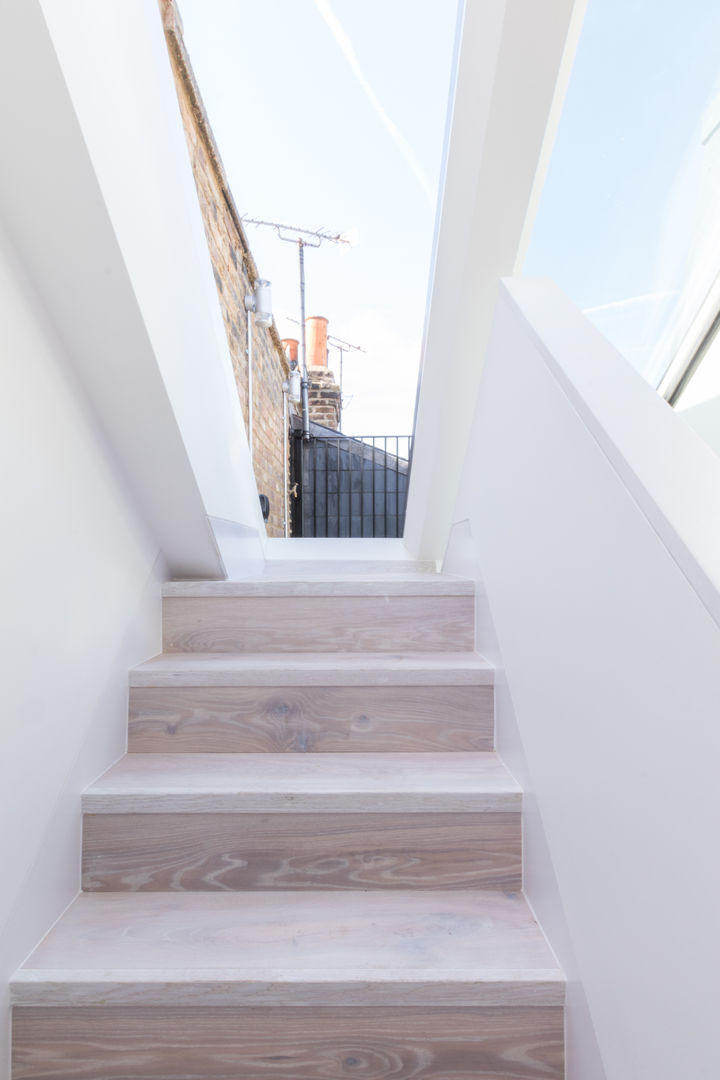 Modern flat – Loft Extension and Renovation, Fulham, SW6, TOTUS TOTUS Pasillos, vestíbulos y escaleras de estilo moderno