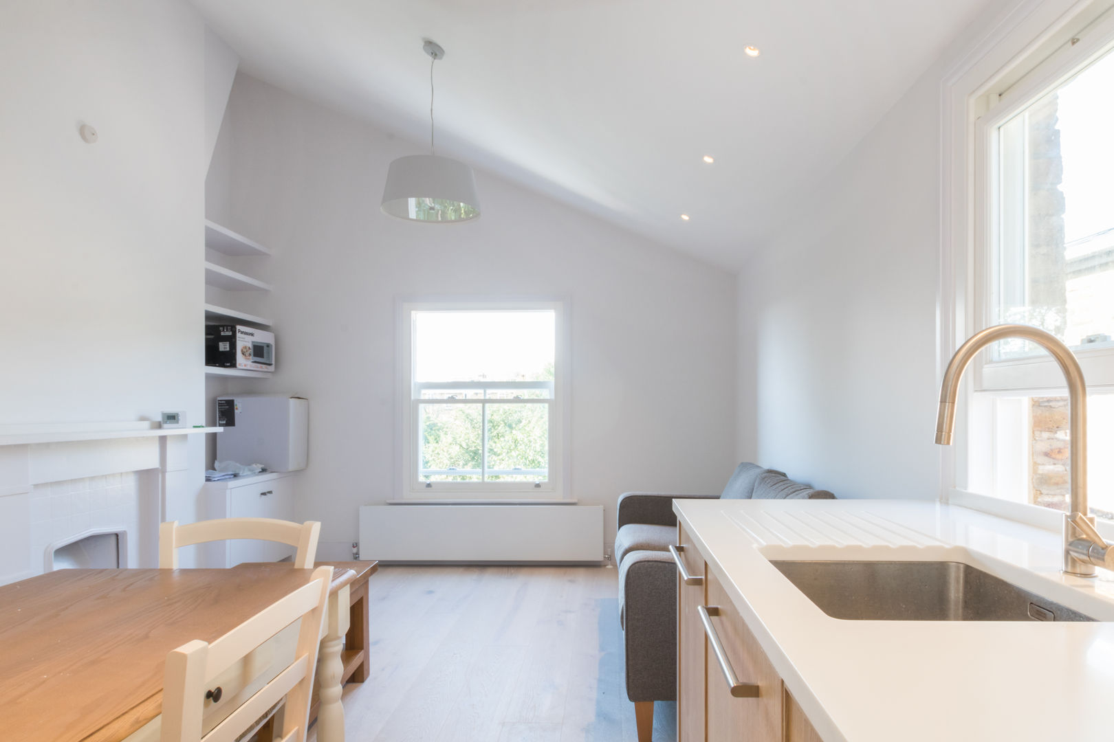 Modern flat – Loft Extension and Renovation, Fulham, SW6, TOTUS TOTUS Cocinas modernas