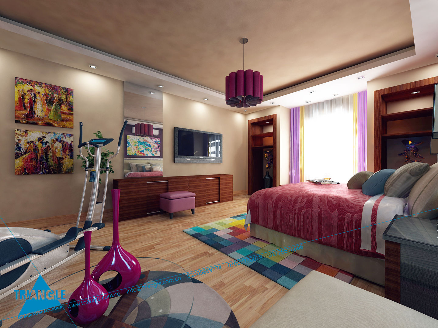 Madienty Villa ( Mr Ashraf ) - Villa 149, triangle triangle Modern style bedroom