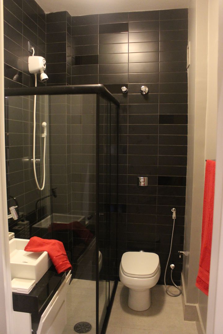 Apartamento Copan, Concept Engenharia + Design Concept Engenharia + Design Modern bathroom Tiles