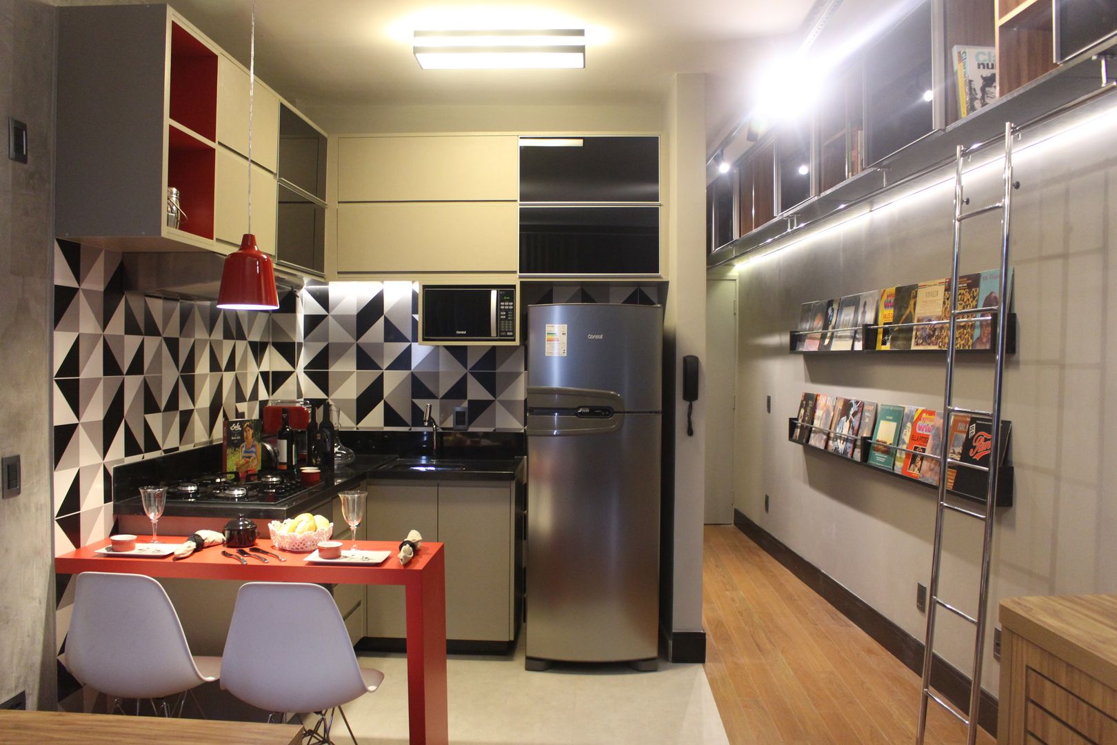 Apartamento Copan, Concept Engenharia + Design Concept Engenharia + Design Cocinas de estilo moderno Tablero DM