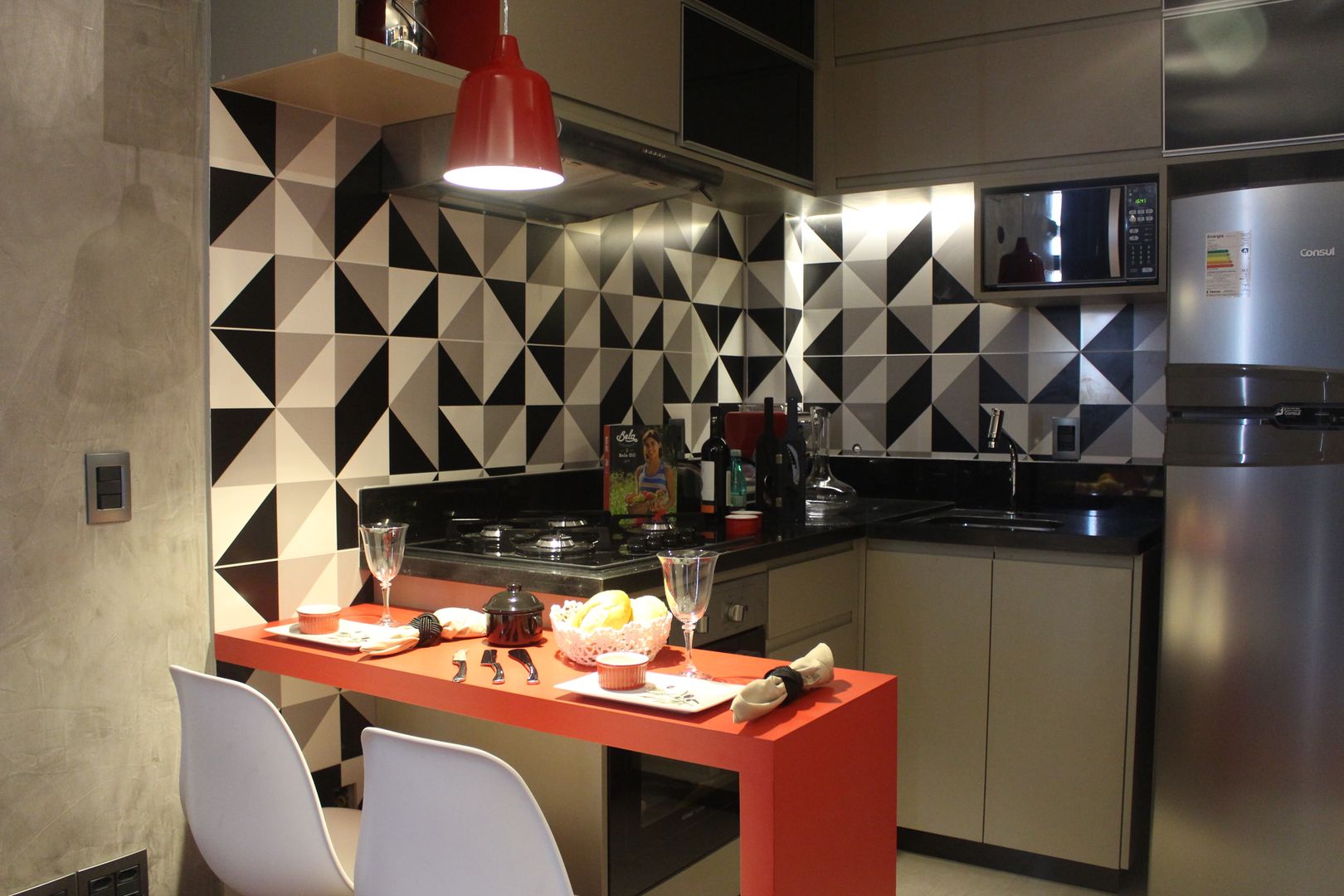Apartamento Copan, Concept Engenharia + Design Concept Engenharia + Design Cocinas de estilo moderno Tablero DM
