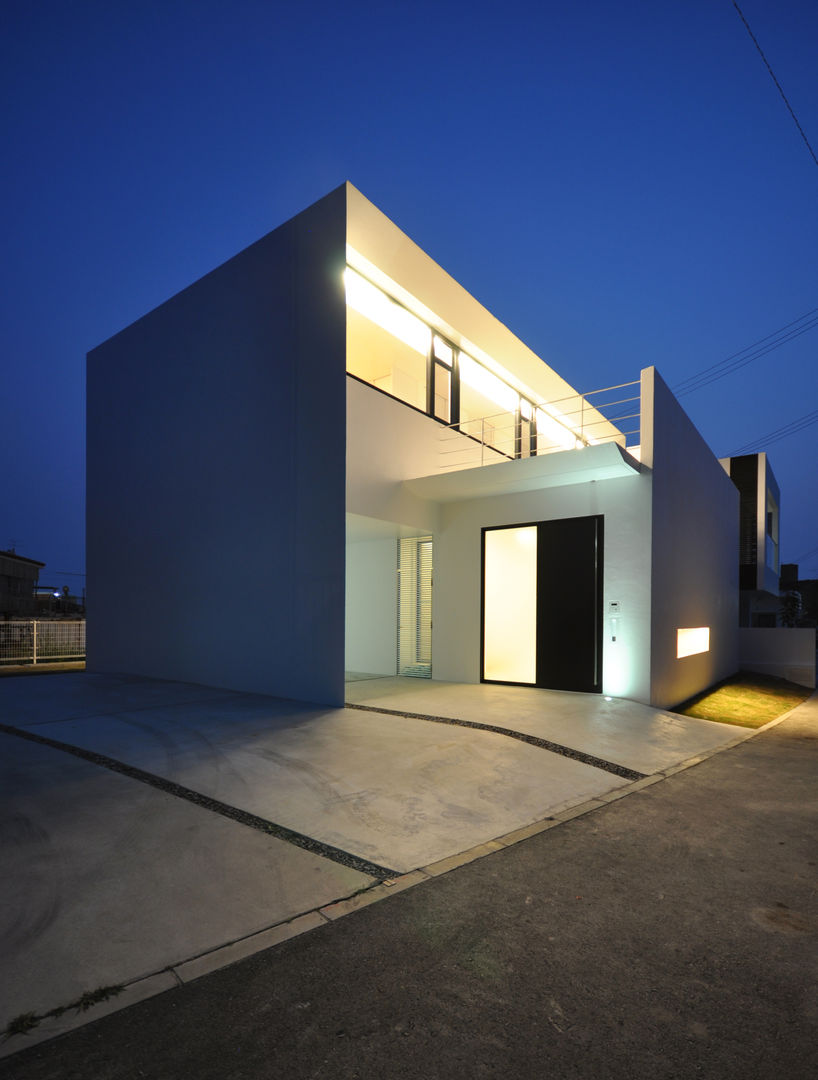 NKZT-HOUSE IN NANJO, 門一級建築士事務所 門一級建築士事務所 Modern houses مضبوط کیا گیا کنکریٹ