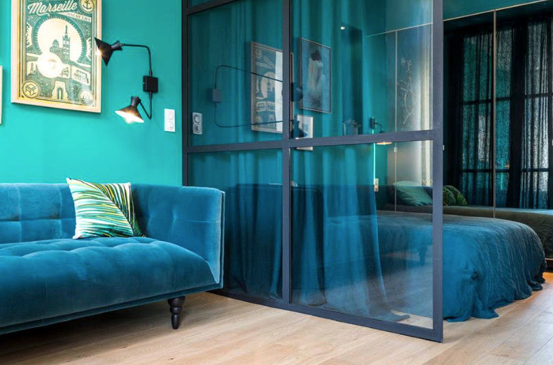 Blue Velvet, Insides Insides Livings de estilo industrial Metal