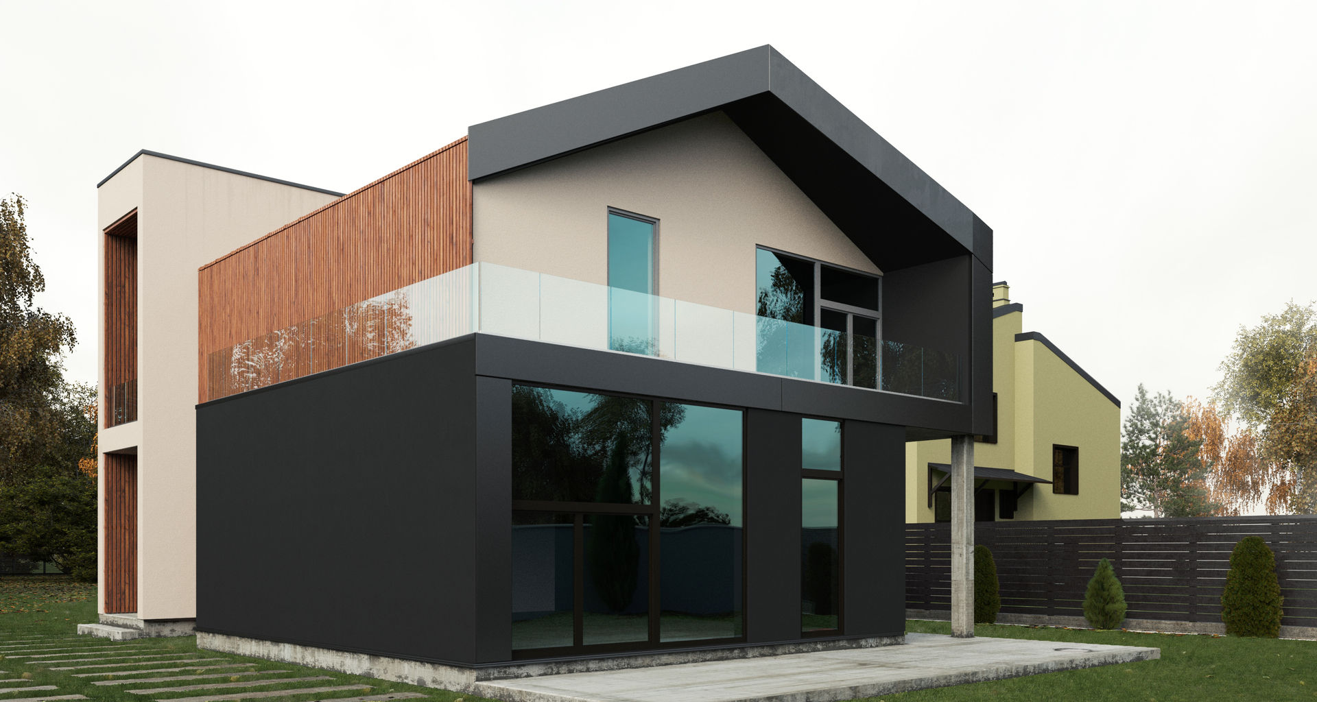 GR-4 HOUSE, Grynevich Architects Grynevich Architects Casas de estilo minimalista Metal