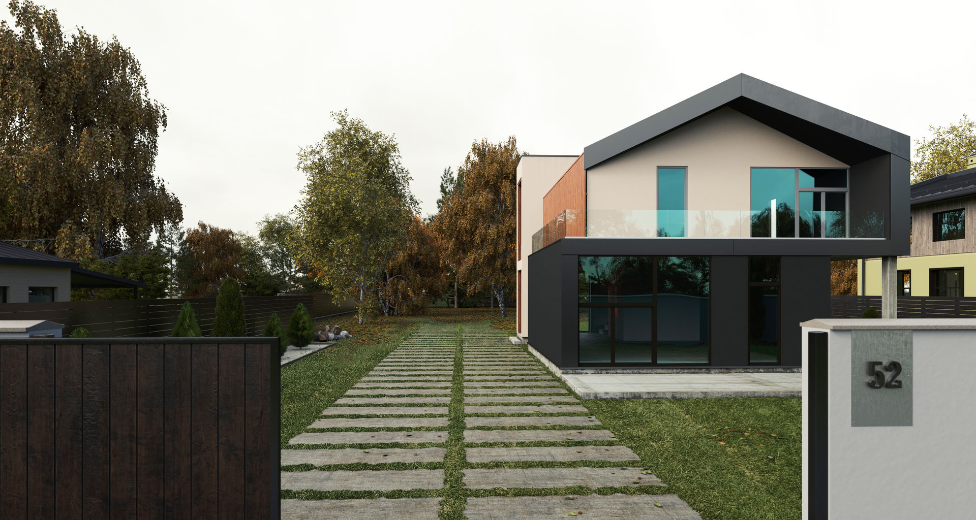 GR-4 HOUSE, Grynevich Architects Grynevich Architects Дома в стиле минимализм Металл