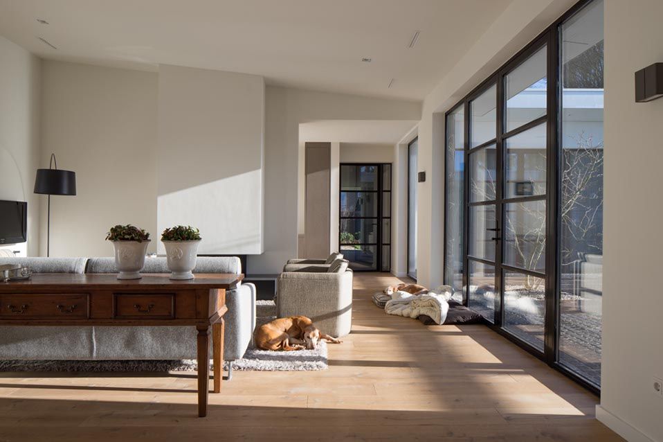 Villa Dautzenberg, Van der Schoot Architecten bv BNA Van der Schoot Architecten bv BNA Living room Wood Wood effect