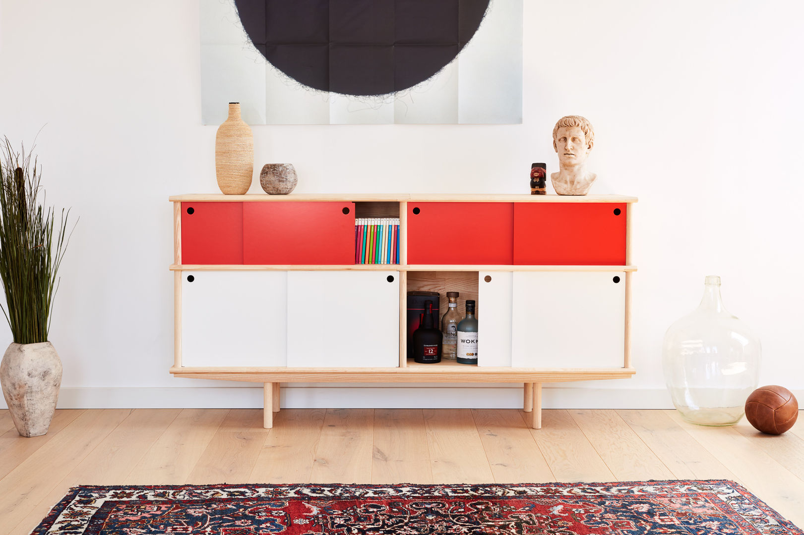 Splitter 2x 1+1/2 ST4 Neuvonfrisch - Möbel und Accessoires Modern living room Wood Wood effect Cupboards & sideboards