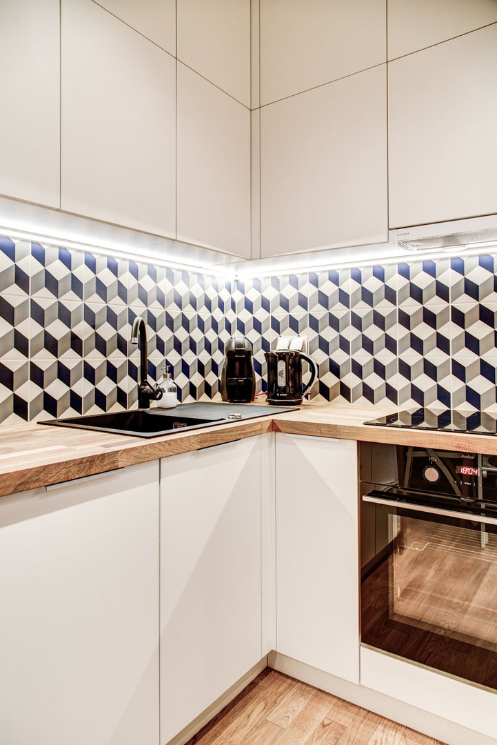 2-pokojowy apartamencik, Perfect Space Perfect Space Modern kitchen