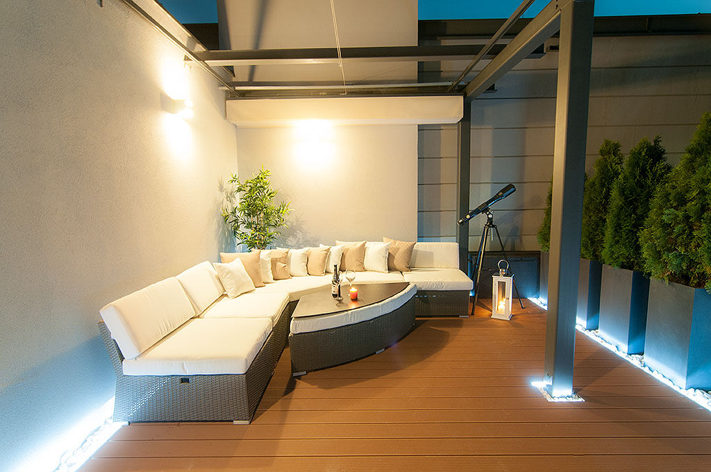 Aranżacja tarasu, Perfect Space Perfect Space Balcon, Veranda & Terrasse classiques