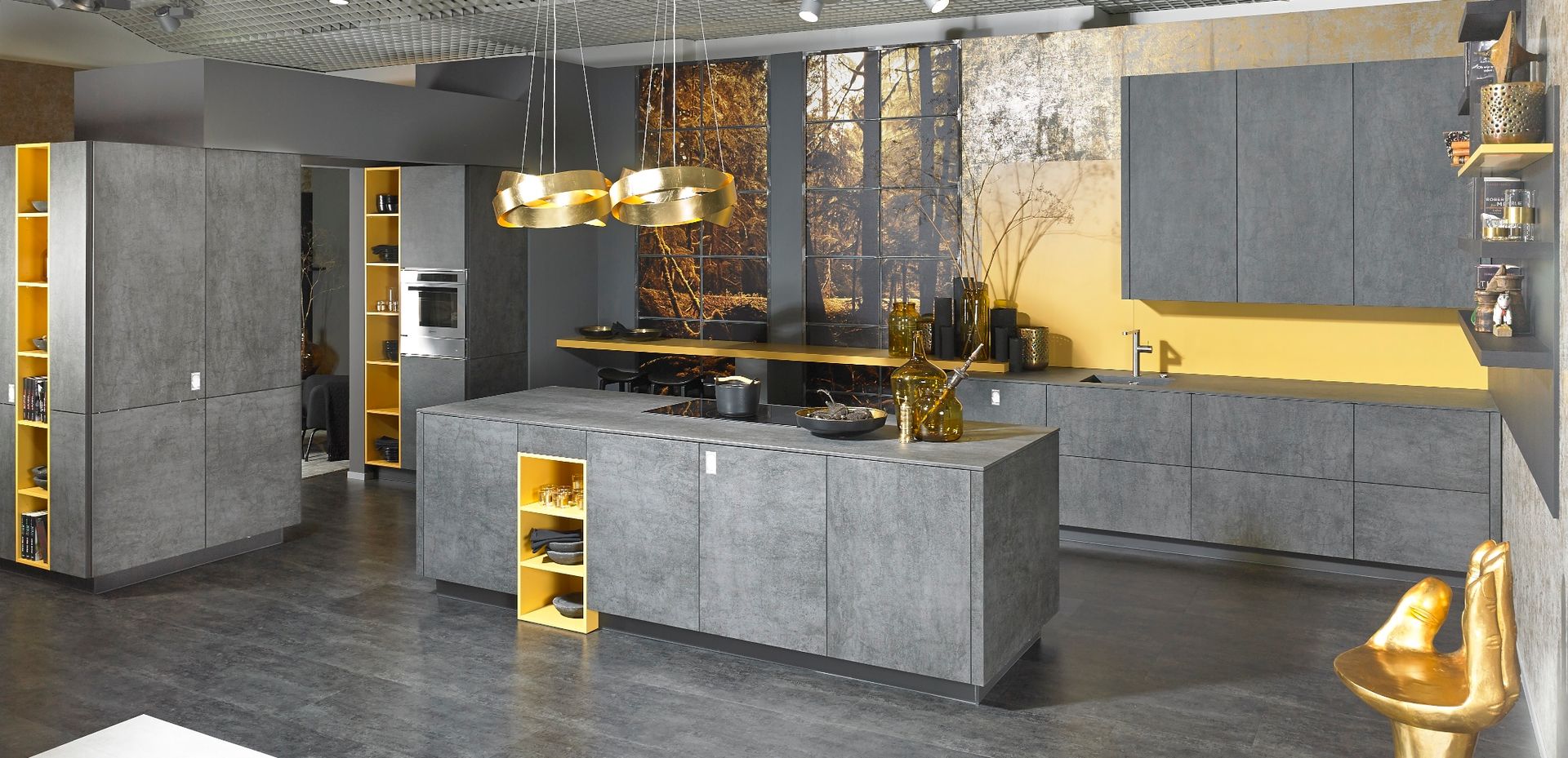 KOW Hausfair ALNO AG , ALNO North America ALNO North America Dapur Minimalis Keramik Cabinets & shelves