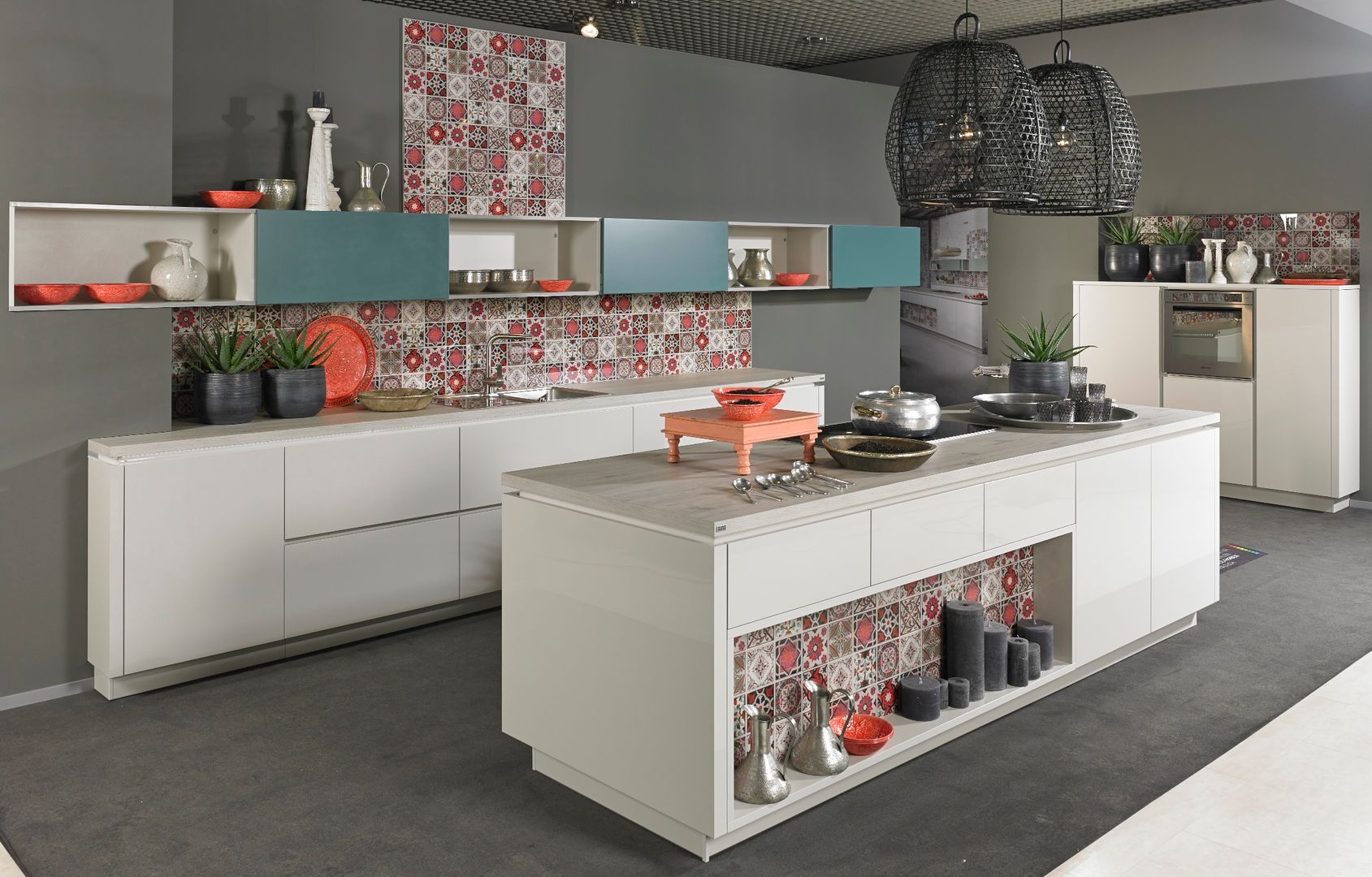 KOW Hausfair ALNO AG , ALNO North America ALNO North America Dapur Modern Cabinets & shelves