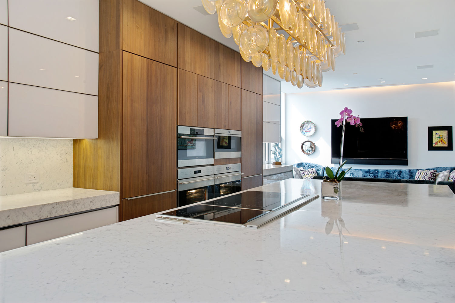 Collins Avenue Project Kitchen and Bathrooms, ALNO North America ALNO North America Cozinhas modernas