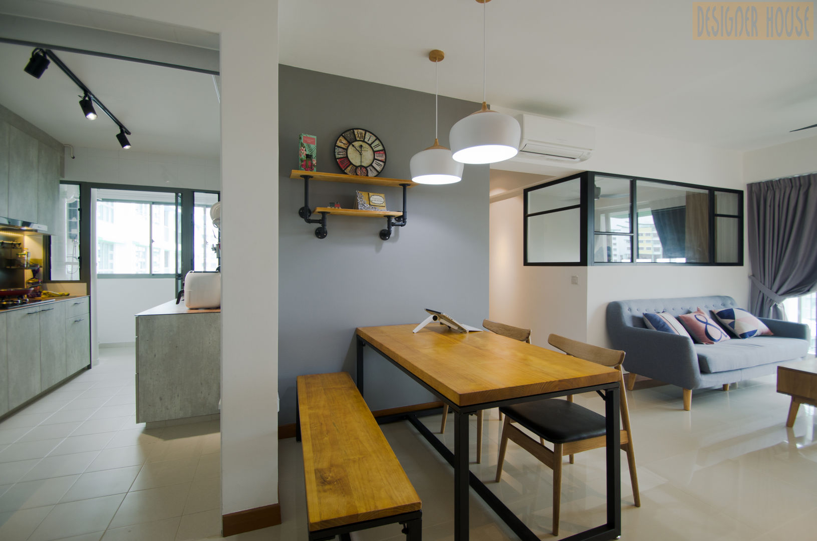 Punggol Waterway Brooks BTO, Designer House Designer House Minimalist dining room