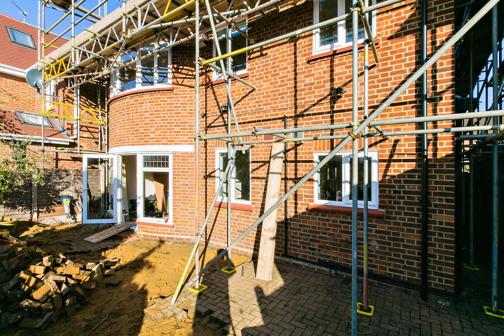 back of the house - before POWER 2 BUILD LTD