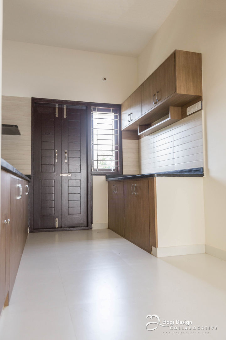 Rekha Raju Residence, Etagi Design Collaborative Etagi Design Collaborative ห้องครัว