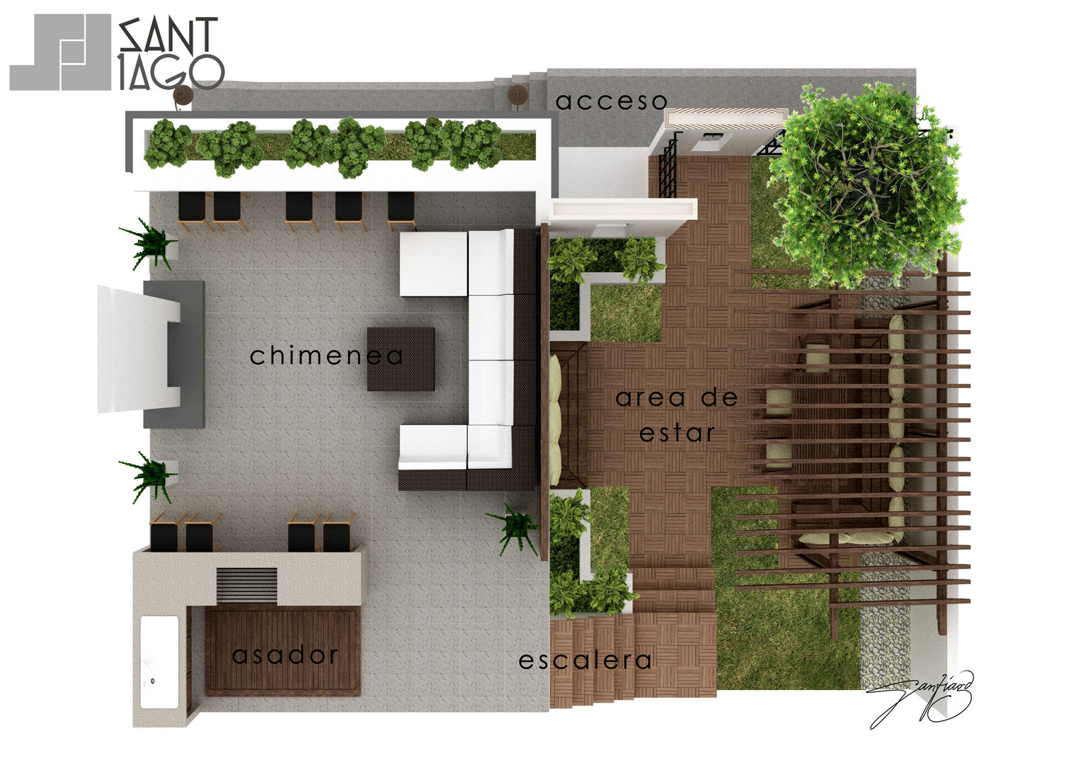 الحد الأدنى تنفيذ SANT1AGO arquitectura y diseño, تبسيطي