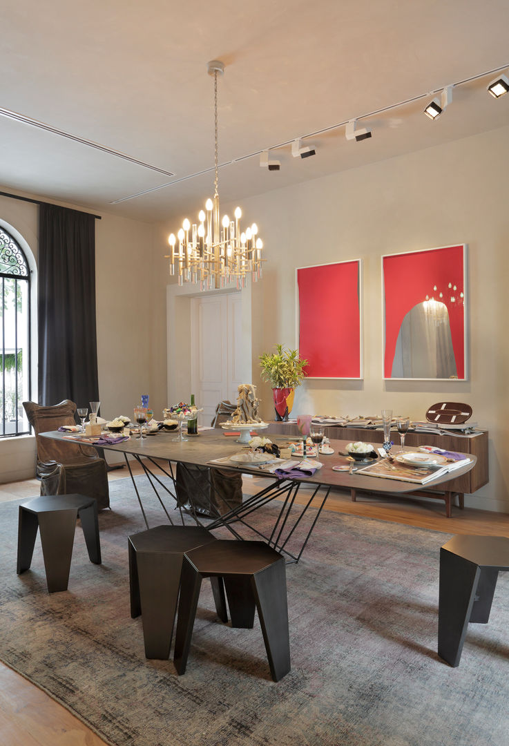 Ovoo Dining Room, Gisele Taranto Arquitetura Gisele Taranto Arquitetura 餐廳