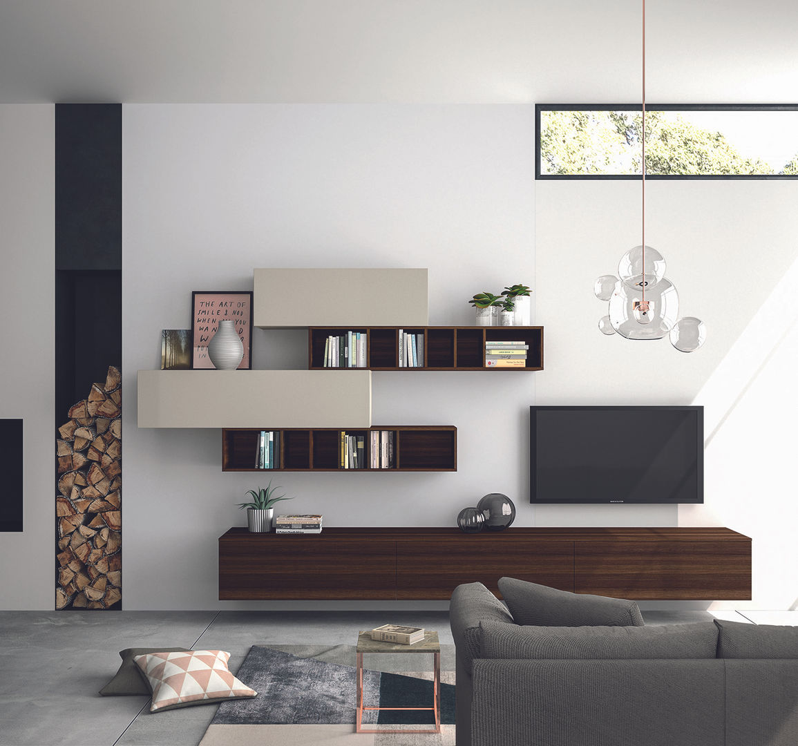 Slim day collection, Dall'Agnese Dall'Agnese Livings modernos: Ideas, imágenes y decoración Mesas y soportes para TV y multimedia