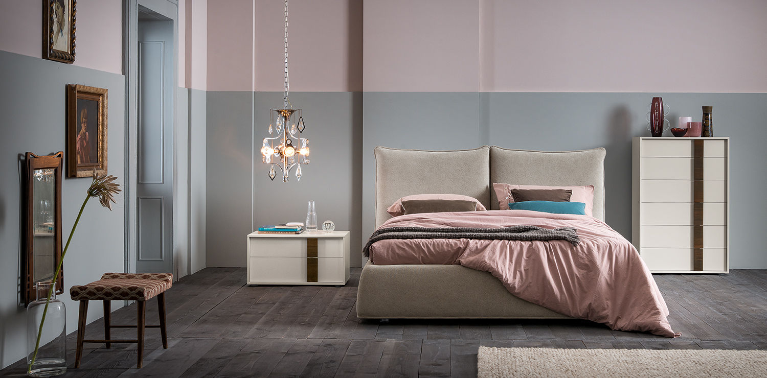 Trace Dall'Agnese Modern style bedroom Beds & headboards