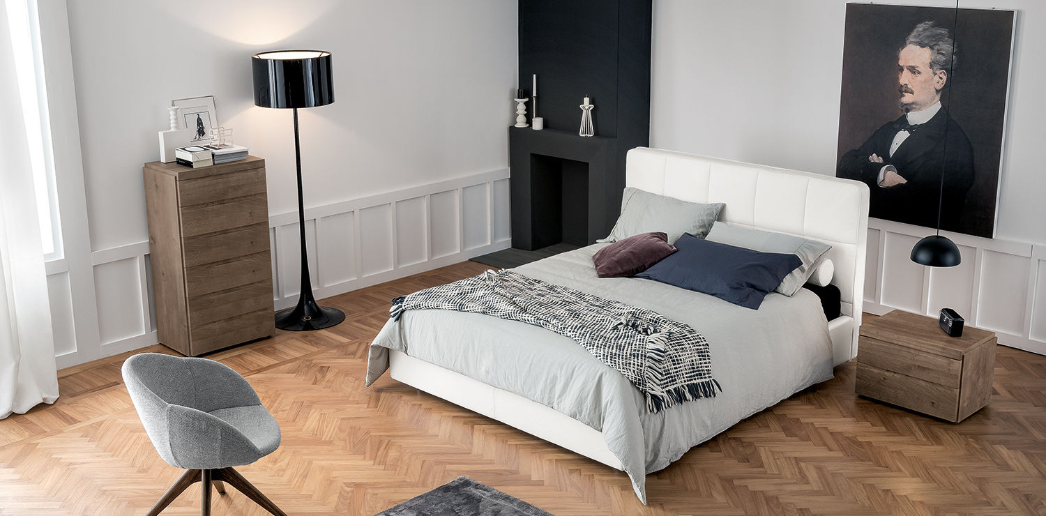 Tria Dall'Agnese Modern style bedroom Beds & headboards
