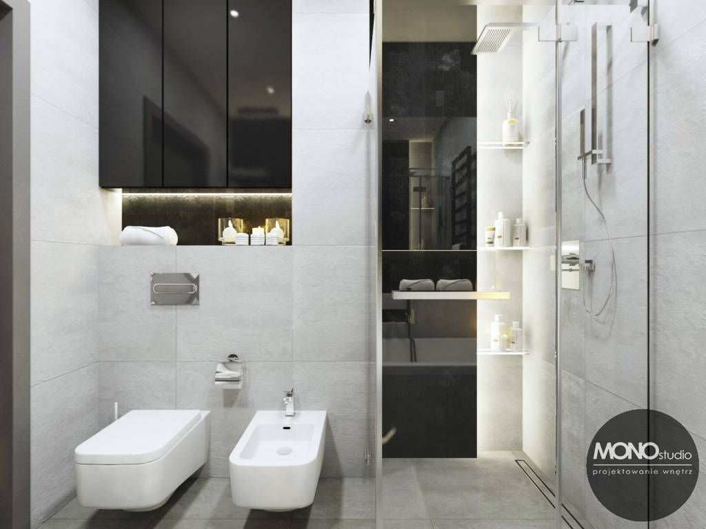Łazienka w stylu nowoczesnym MONOstudio Nowoczesna łazienka projektowanie,wnętrza,styl nowoczesny,łazienka