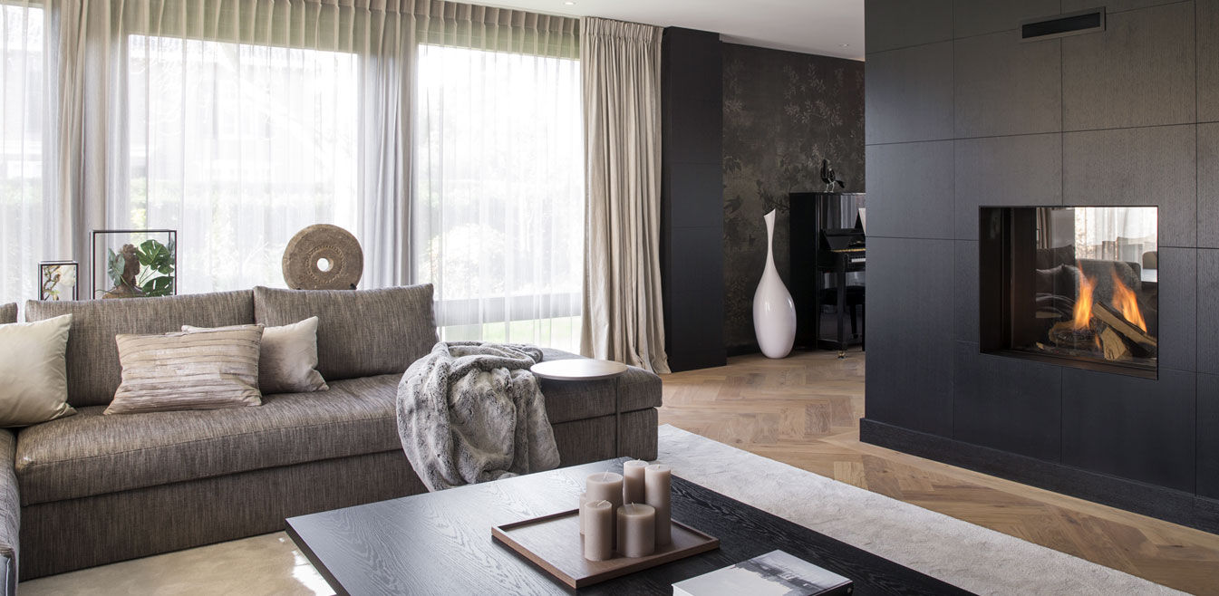 metamorfose voor moderne villa, choc studio interieur choc studio interieur Modern living room