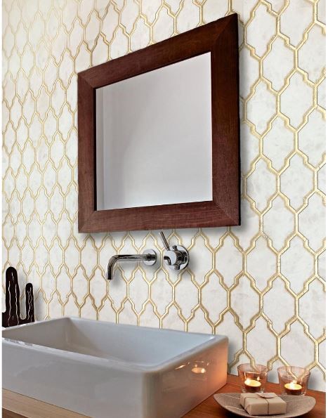 Decorative Tiles, Elalux Tile Elalux Tile Ванная комната в стиле модерн Металл