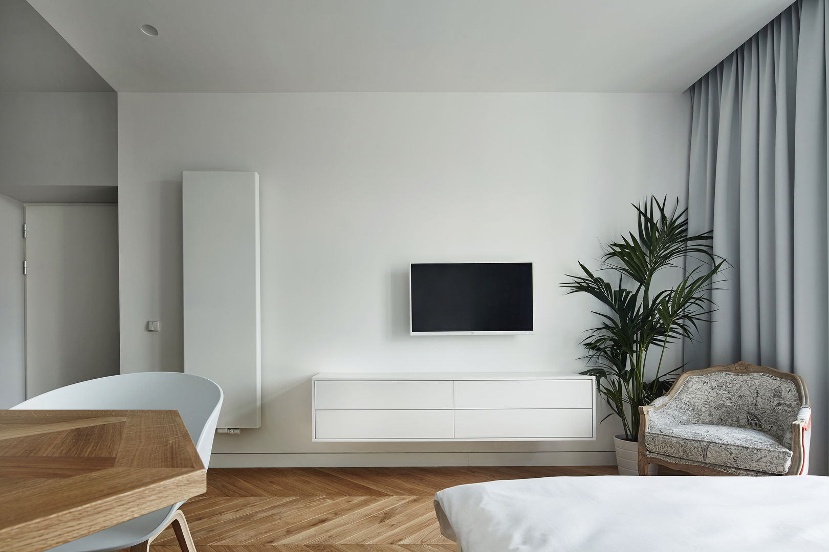 Daniel Apartment , BLACKHAUS BLACKHAUS Living room Wood Wood effect