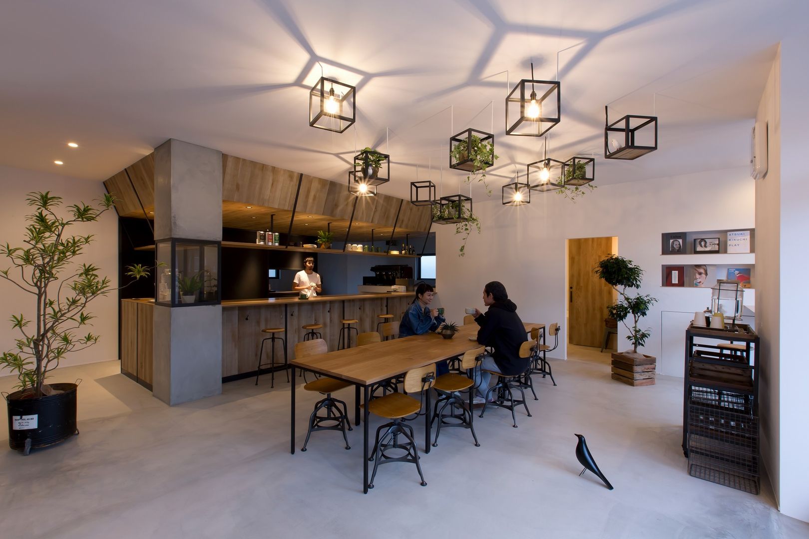 cafe CICERO, ALTS DESIGN OFFICE ALTS DESIGN OFFICE Soggiorno in stile rustico Vetro