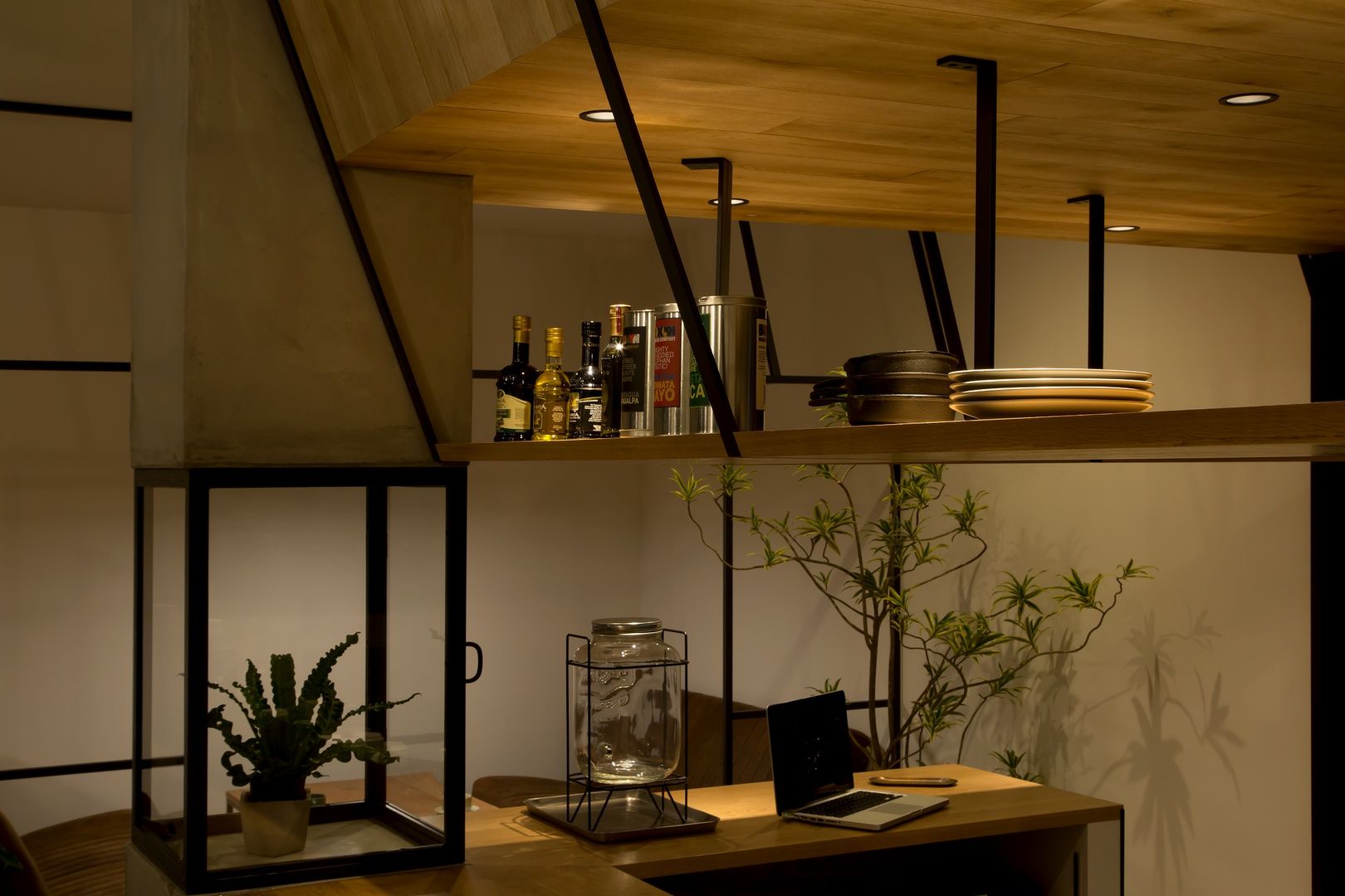 cafe CICERO, ALTS DESIGN OFFICE ALTS DESIGN OFFICE Rustikale Küchen Eisen/Stahl