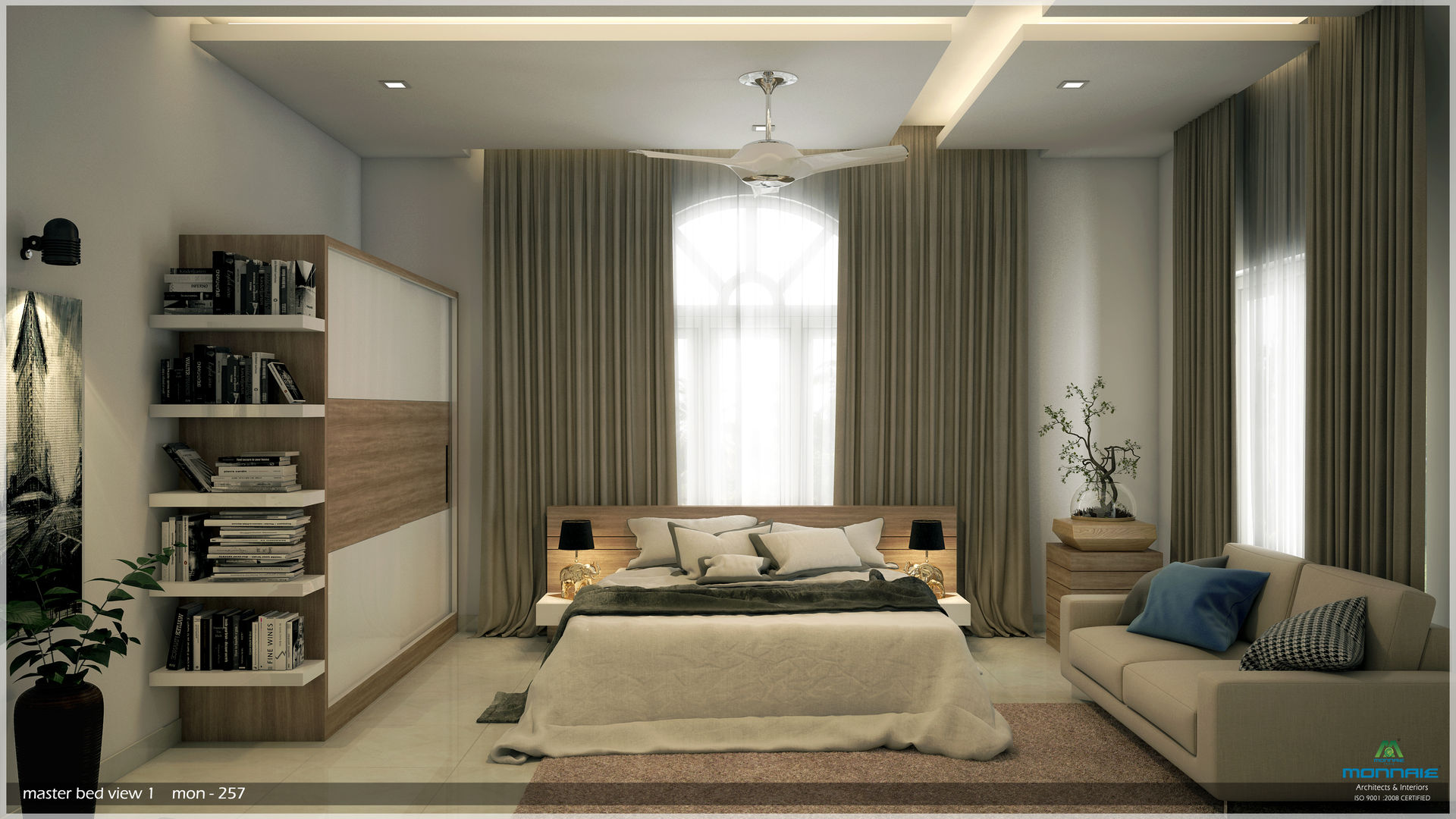 Interiors with Ultra Modern Designs, Premdas Krishna Premdas Krishna Nowoczesna sypialnia