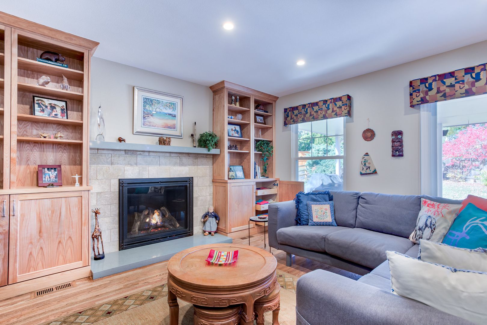 Homestead II Kitchen and Living Room, Studio Design LLC Studio Design LLC Classic style living room