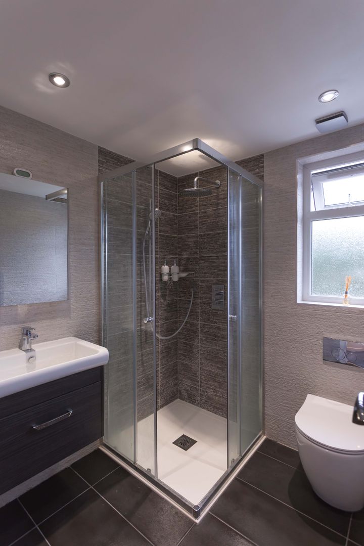 Modern Bathroom homify Moderne badkamers