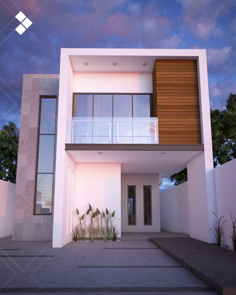 Economico Fachadas De Casas De Dos Pisos Sencillas De Haus Blog