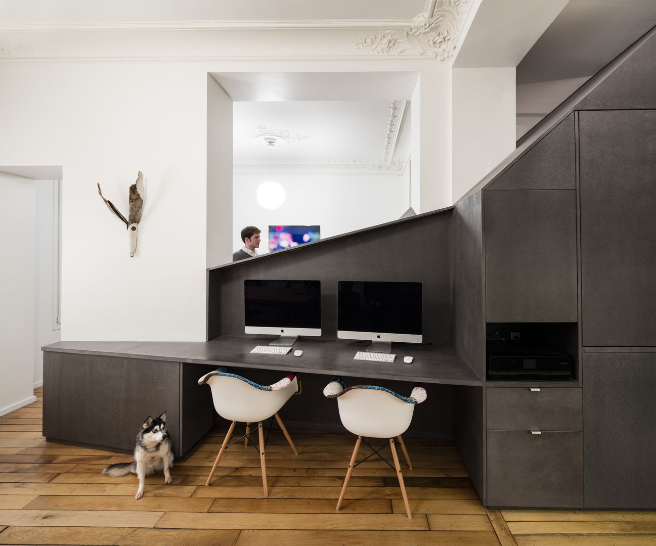 Apartment XIV, STUDIO RAZAVI ARCHITECTURE STUDIO RAZAVI ARCHITECTURE モダンデザインの リビング