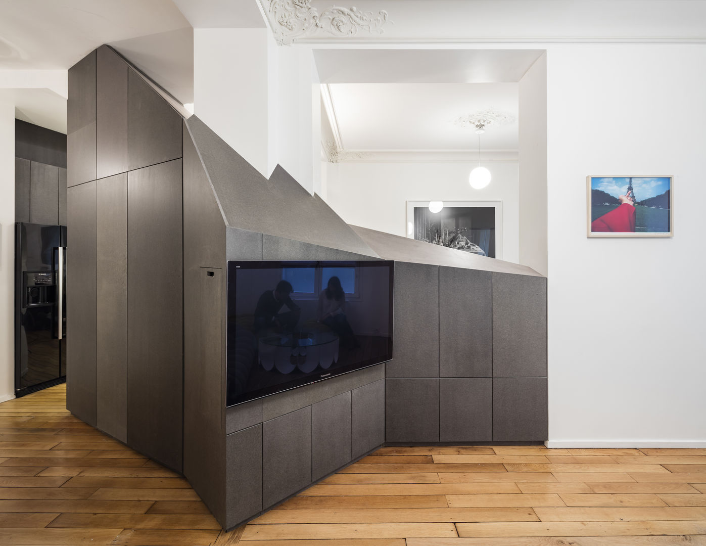 Apartment XIV, STUDIO RAZAVI ARCHITECTURE STUDIO RAZAVI ARCHITECTURE 모던스타일 거실