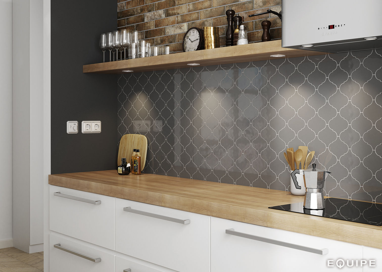 Scale Wall Tile, Equipe Ceramicas Equipe Ceramicas Akdeniz Mutfak Seramik