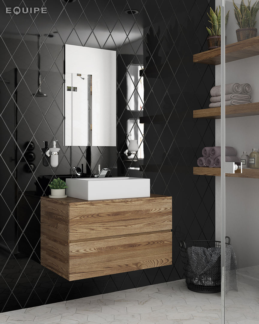 homify Modern bathroom سرامک