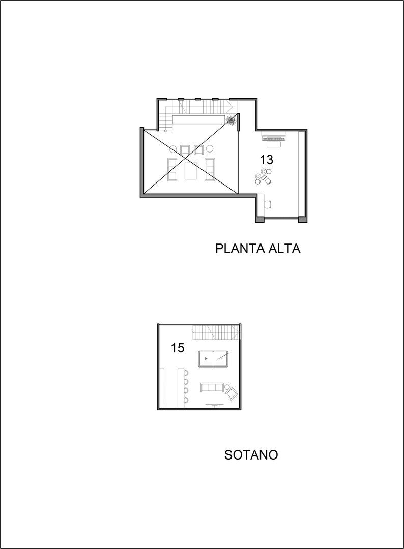 Planta Alta y Subterraneo Laboratorio Mexicano de Arquitectura