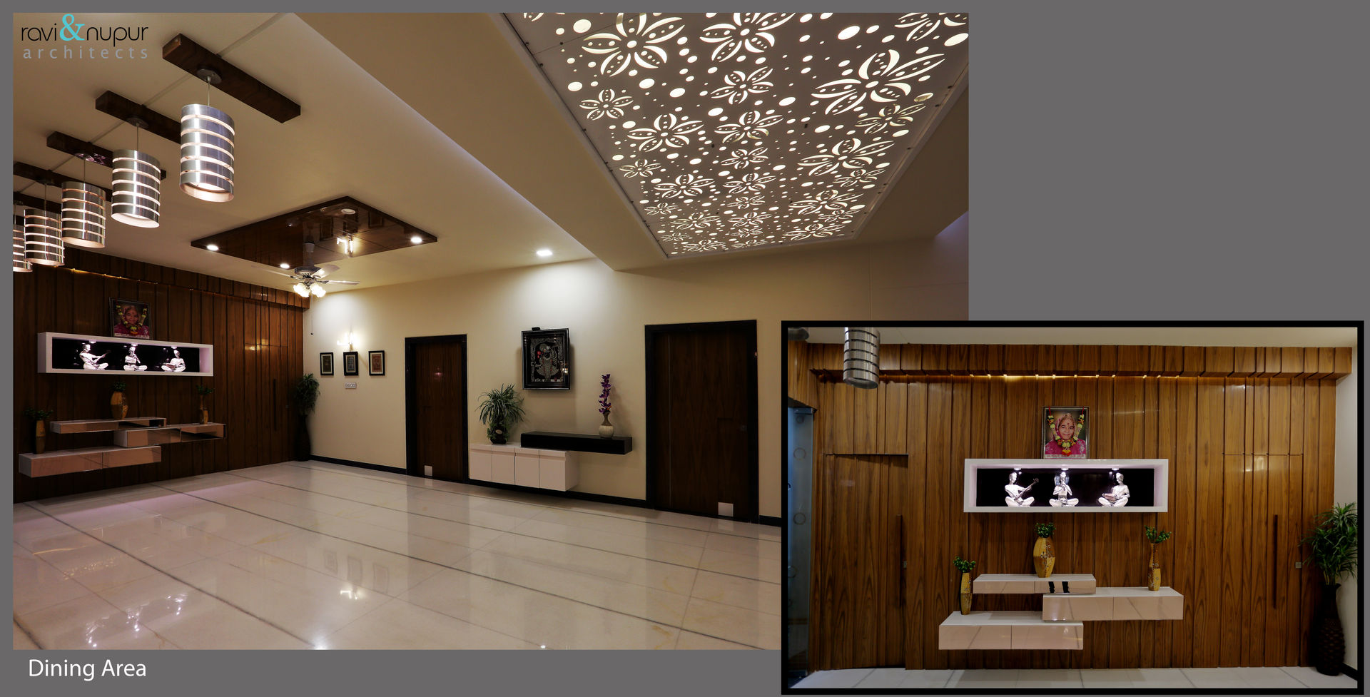 Three Storey Grand Residence @Paota,Jodhpur, RAVI - NUPUR ARCHITECTS RAVI - NUPUR ARCHITECTS Modern living room