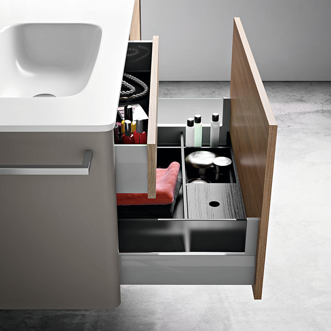 homify Modern bathroom Storage