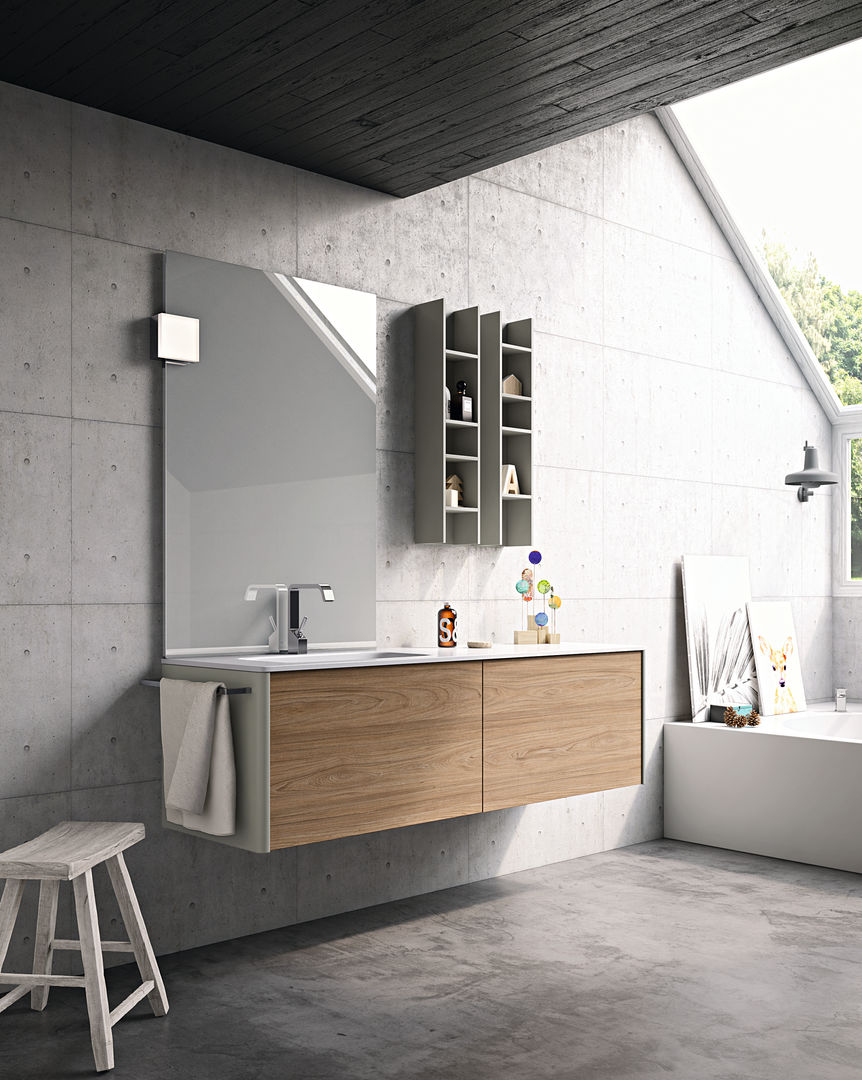 homify Baños de estilo moderno Almacenamiento