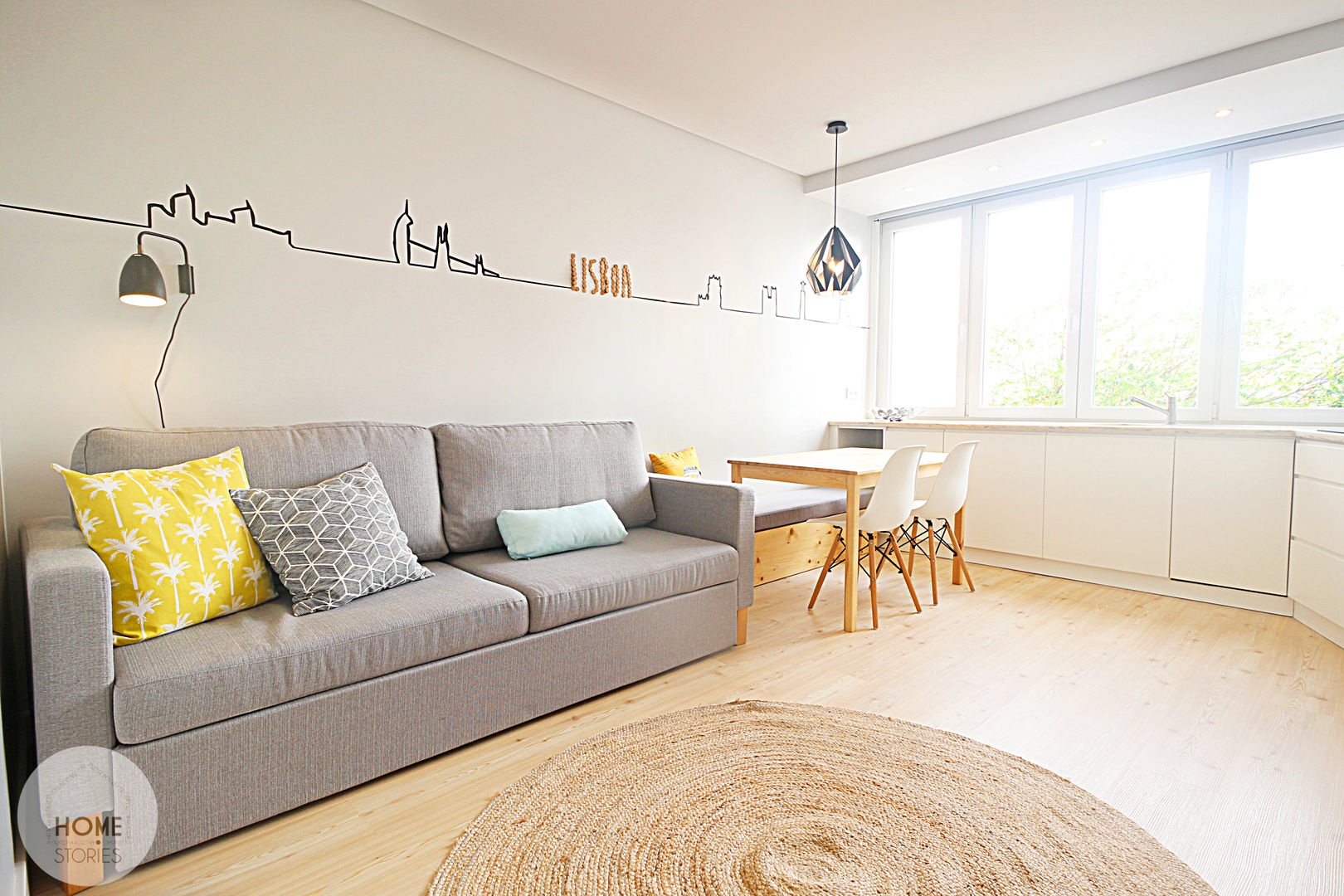 Image showcasing A Scandinavian style apartment that makes the most of its square meters ...