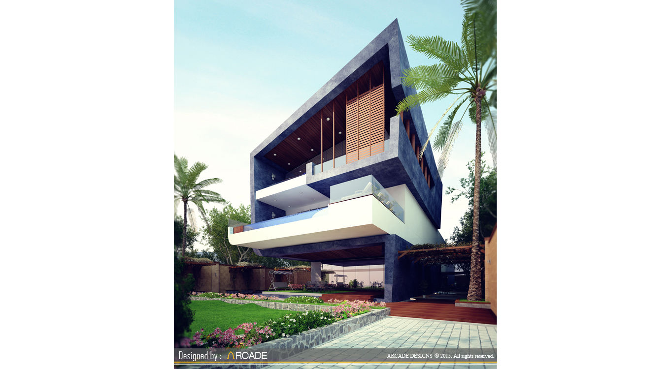 King Abdullah Kamel Beach Villa, ARCADE DESIGNS ARCADE DESIGNS 미니멀리스트 주택 우드 우드 그레인