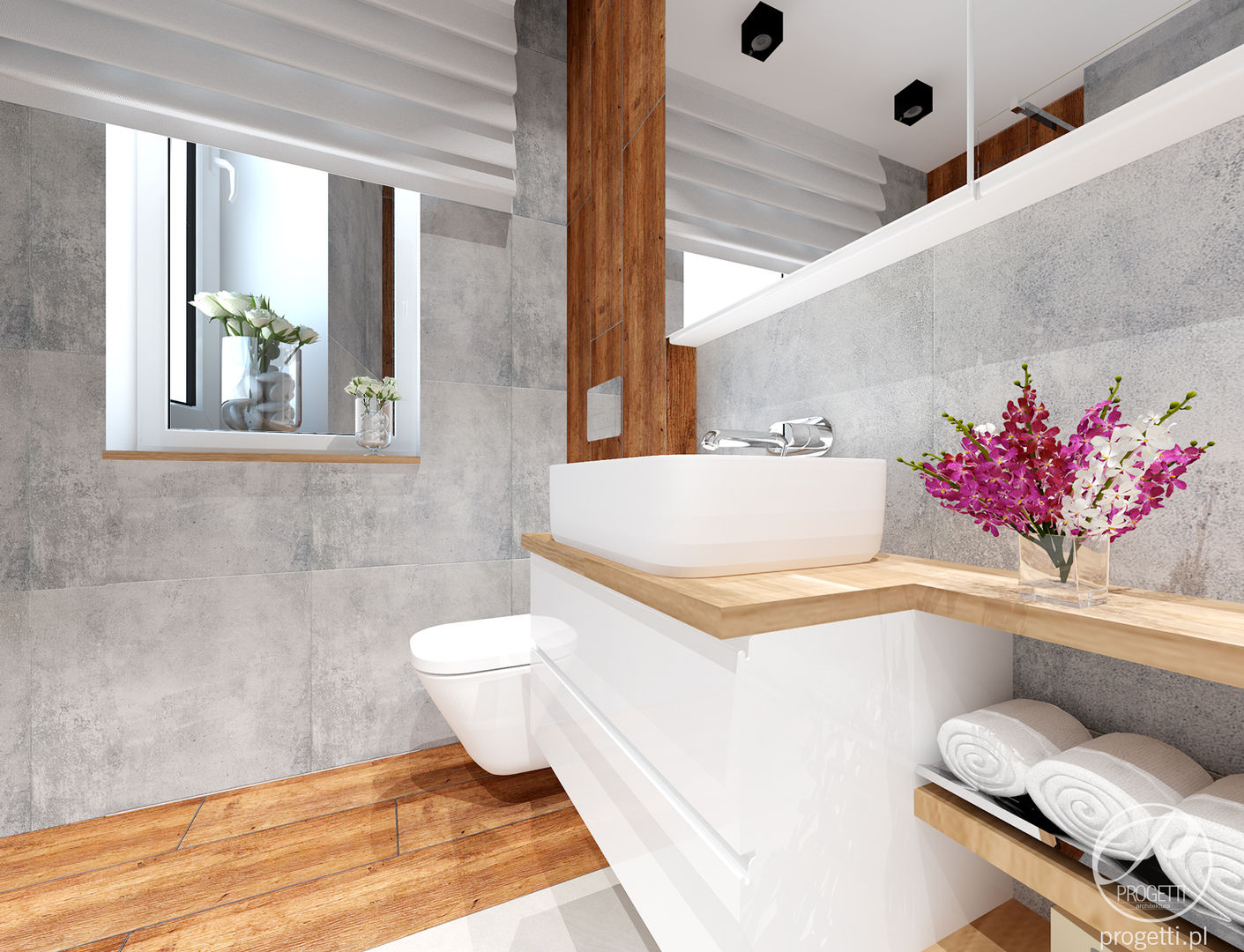 homify Modern bathroom