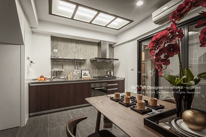 新東方-餐廚區 大不列顛空間感室內裝修設計 Asian style kitchen