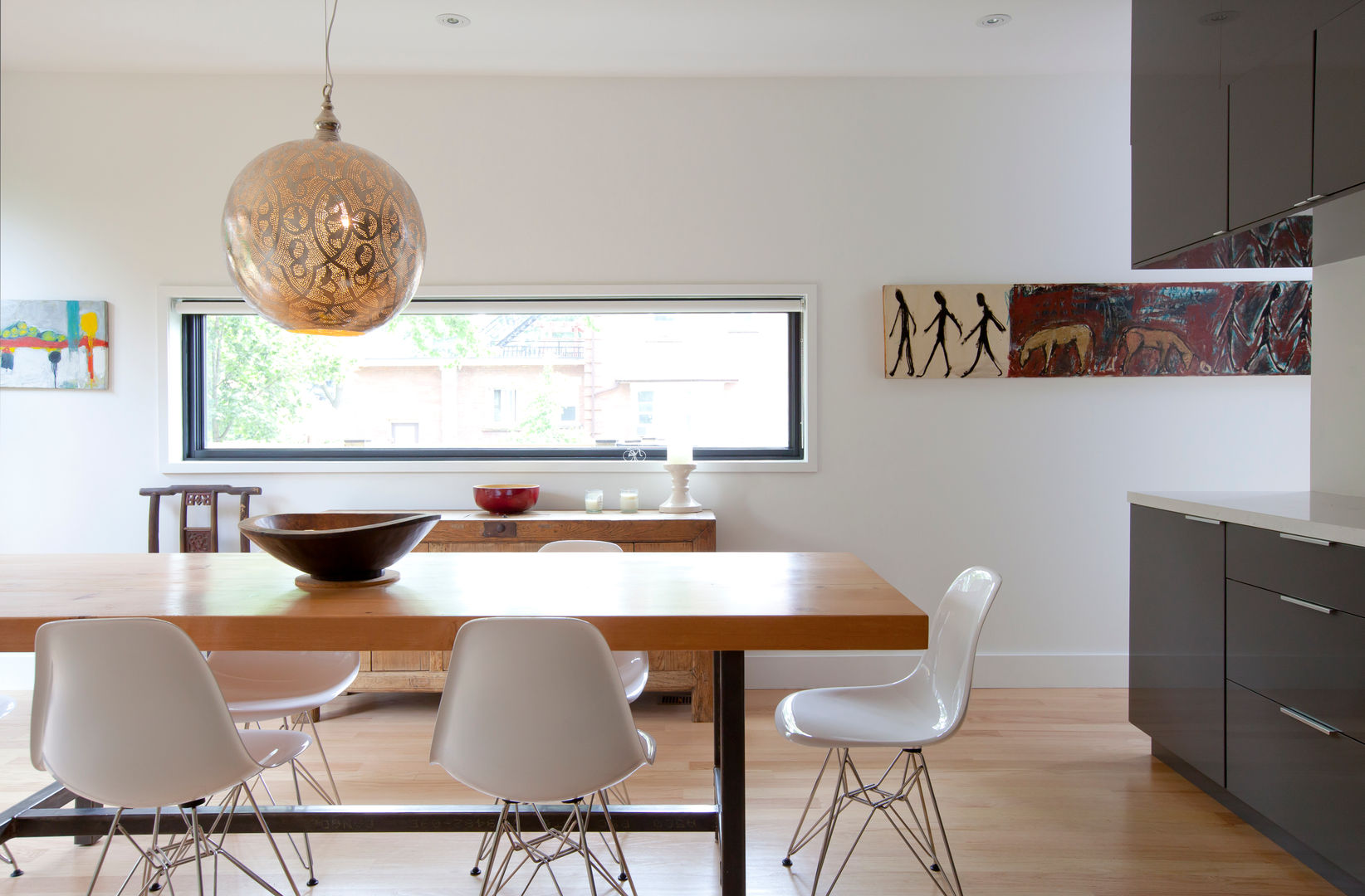 RIVERDALE BOWDEN HOUSE homify Scandinavian style dining room