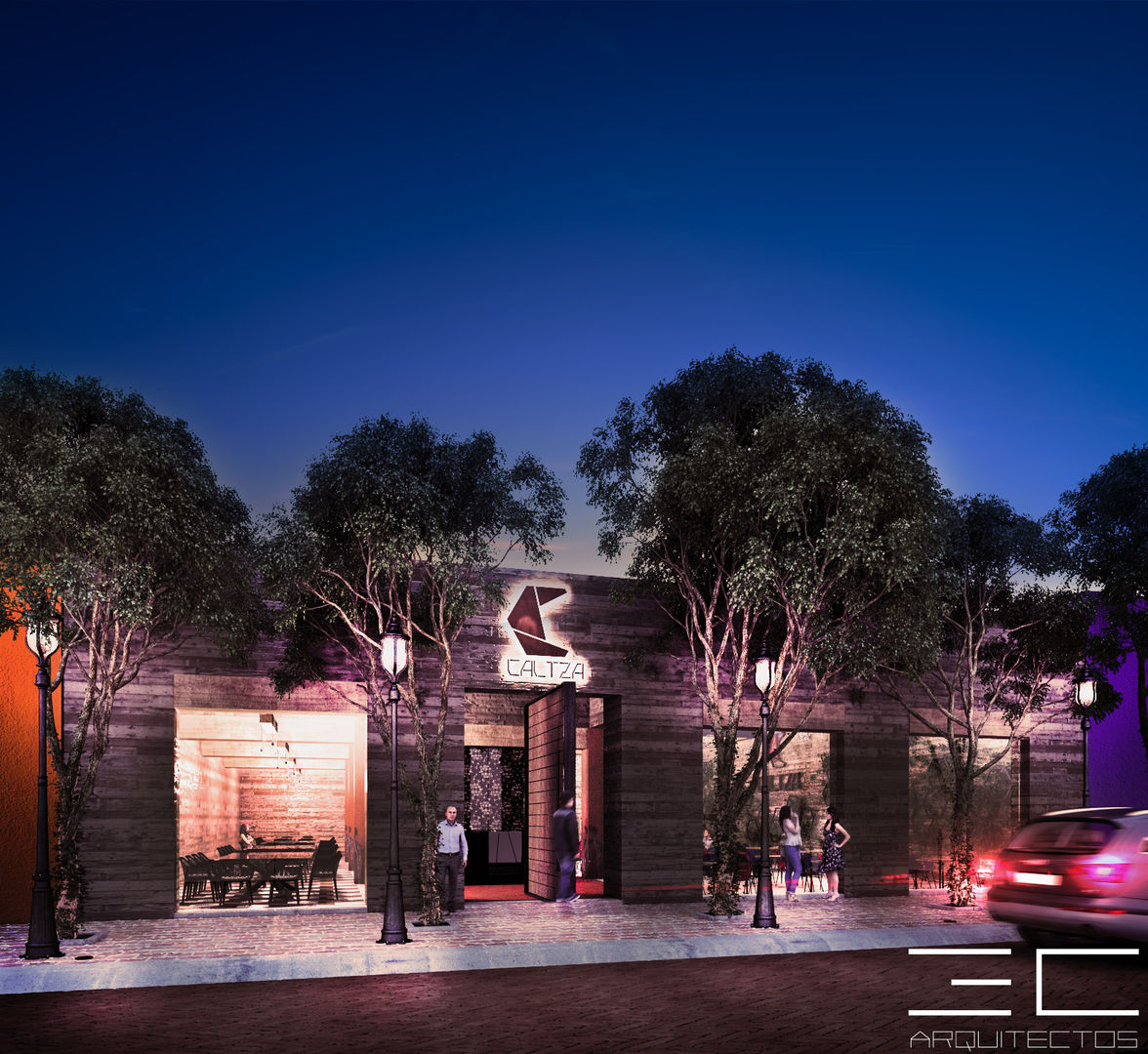 Moderno diseño de bar con toque rústico por arquitectos de León | homify